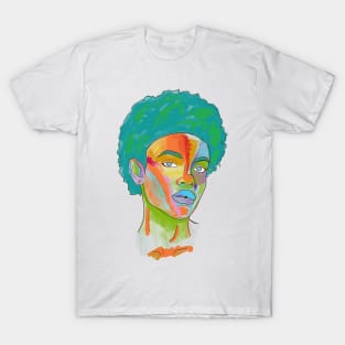 Black Girl Colorful magic T-Shirt